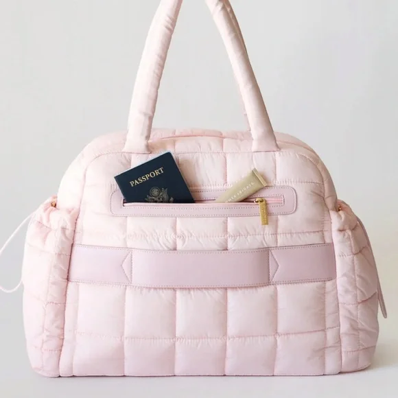 Augustnoa The Weekender Duffle Bag in Baby Pink - Picture 6 of 8
